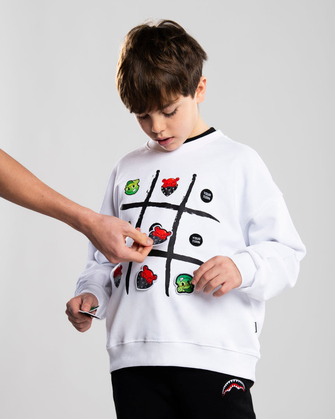 TIC TAC TOE GAME OVER CREWNECK