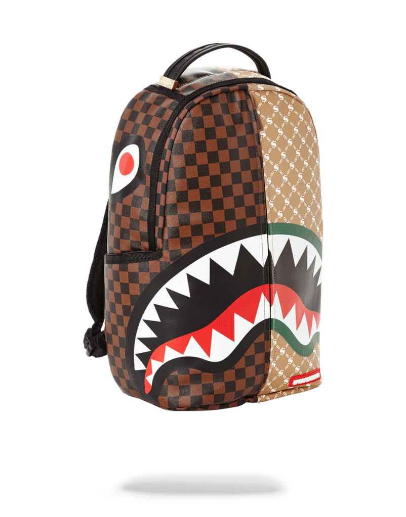 Sprayground Backpack Paris Vs Florence Shark Brown
