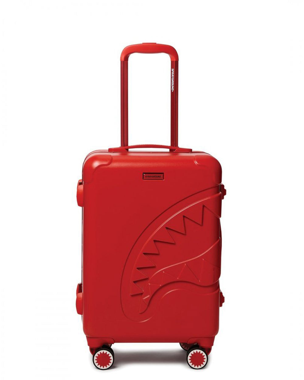Red Molded Shark Mouth Carry-on Luggage