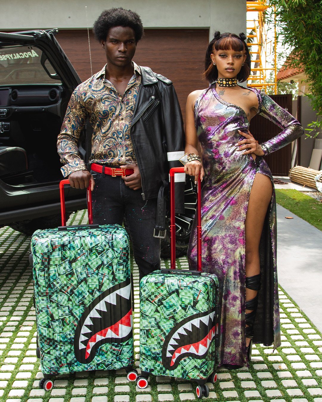 Mama I Made It Sharknautics Hardshell Carry-on Luggage