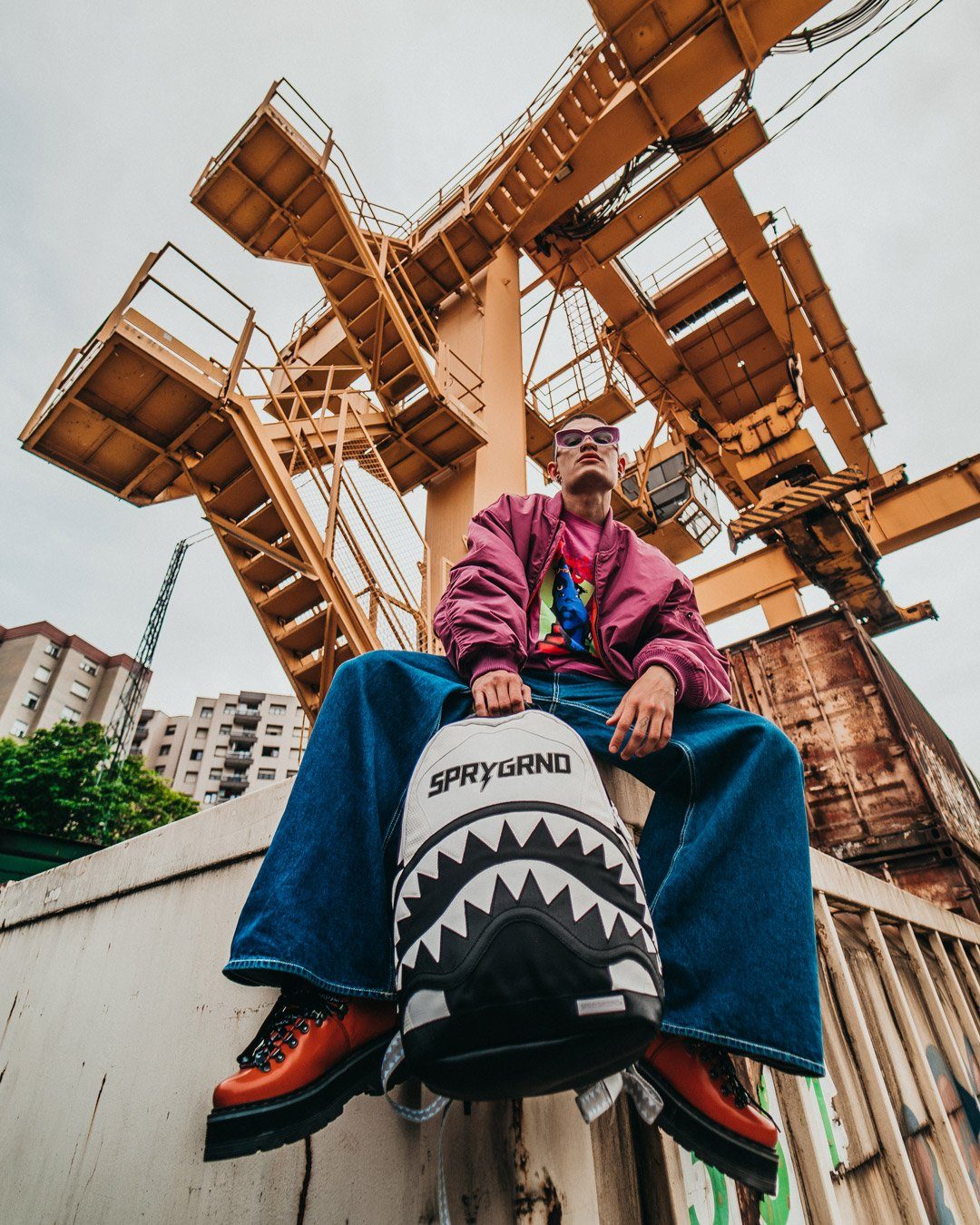 Sprayground Backpack SWERVE DLX BACKPACK Black