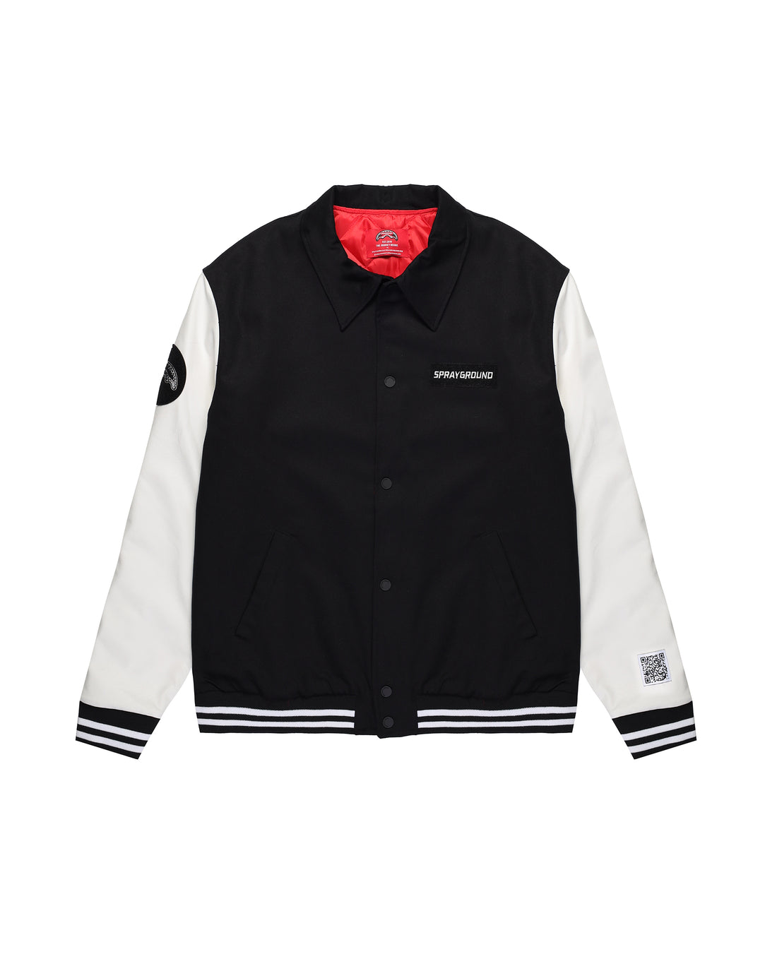 DETACH AND STICK IT VARSITY JACKET
