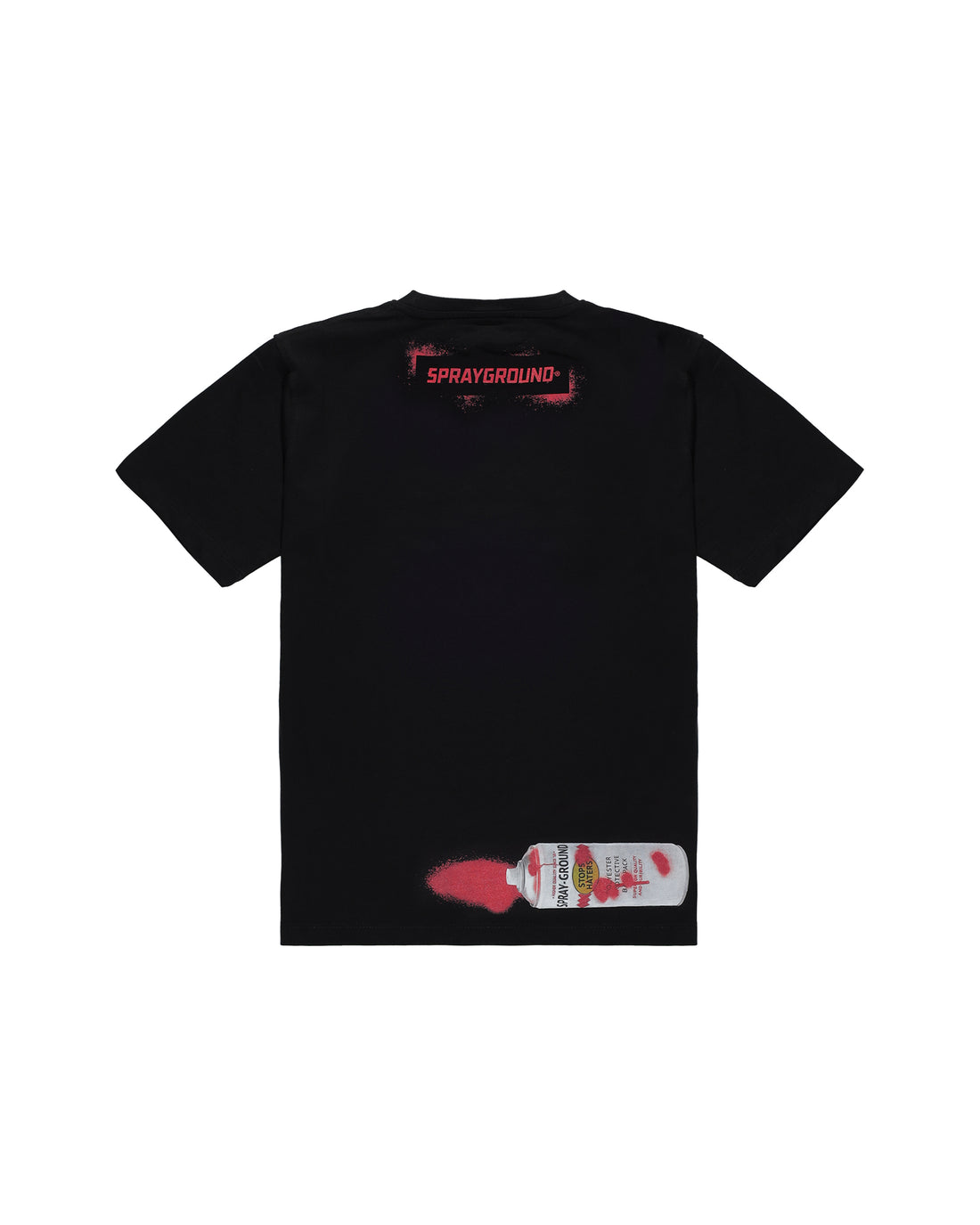 Shark Paint Over T-shirt Blk