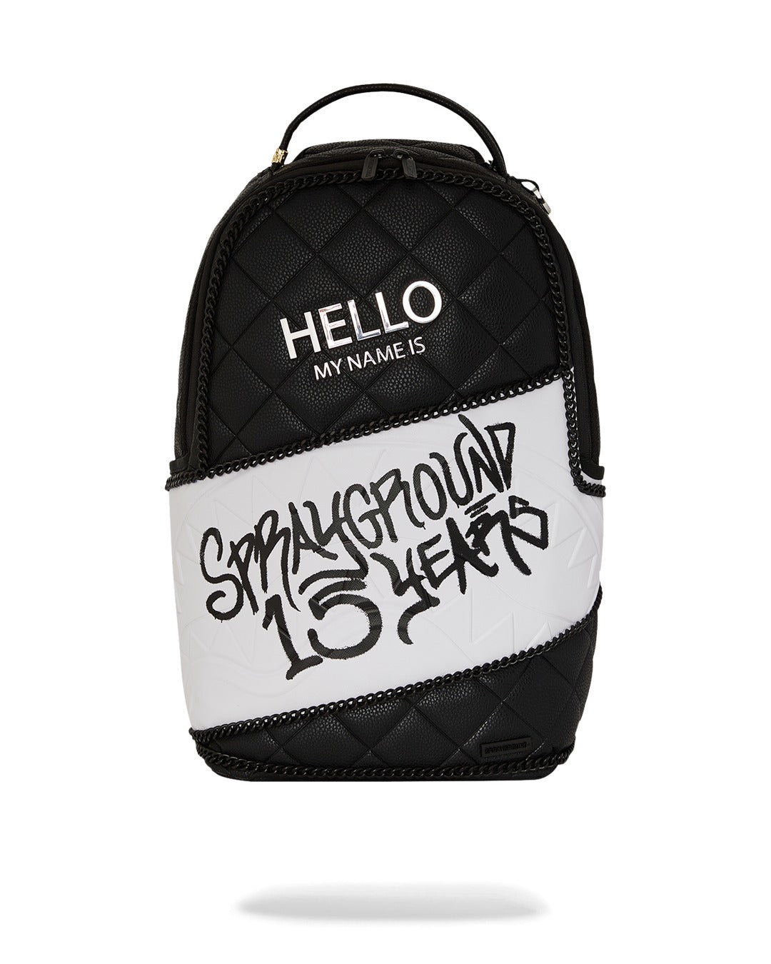 HELLO MY NAME IS 15 YEARS QUILTED BACKPACK