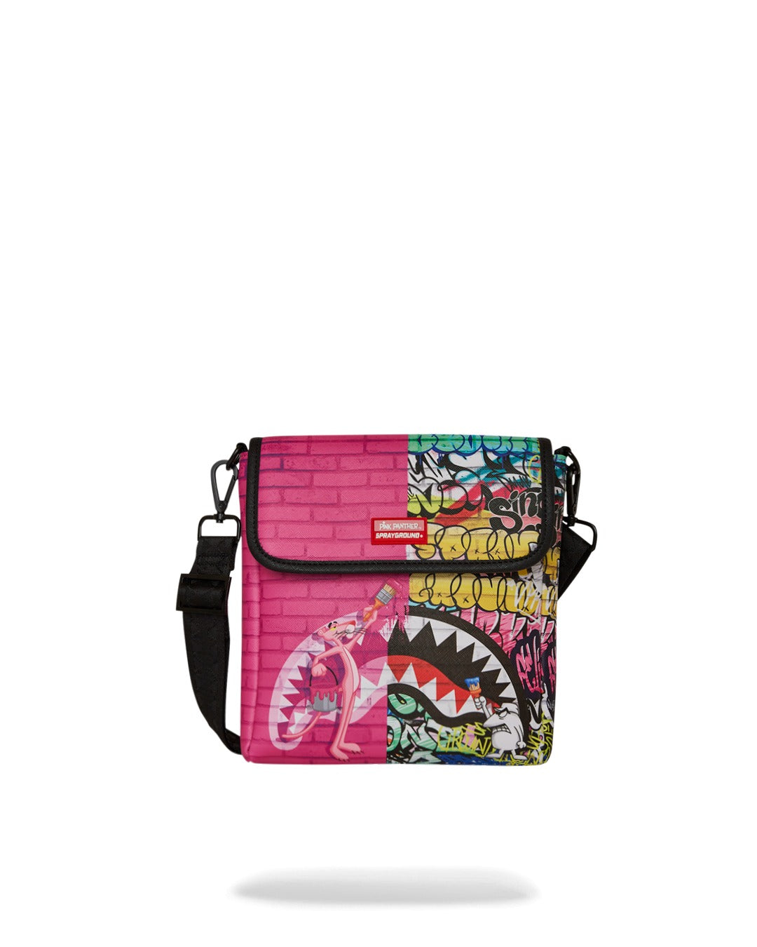 PINK PANTHER PAINTING MESSENGER SLING