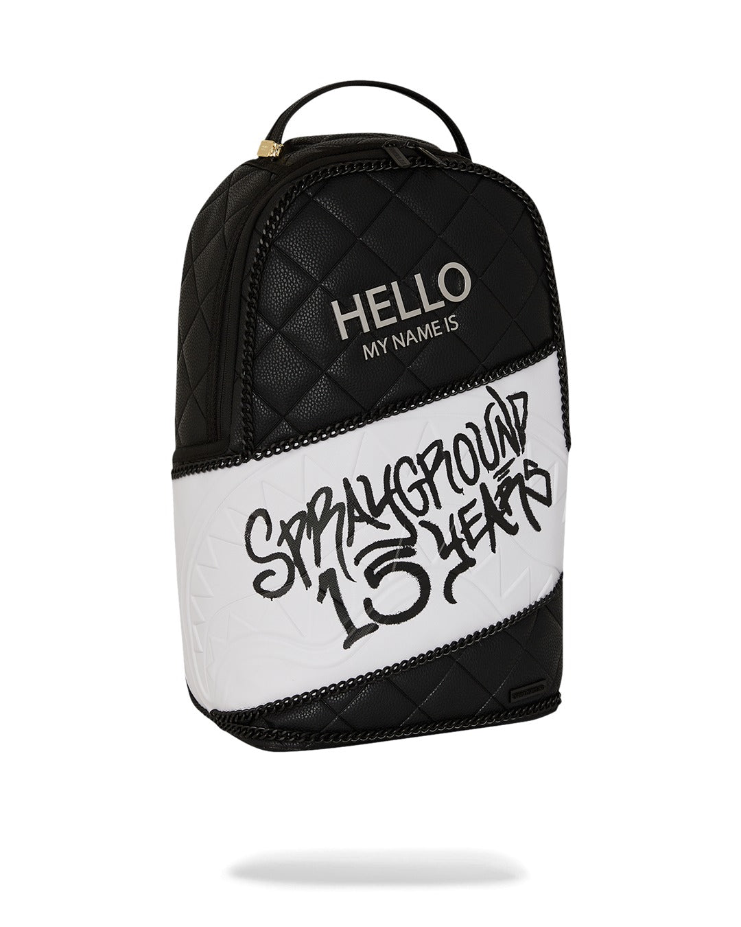 HELLO MY NAME IS 15 YEARS QUILTED BACKPACK