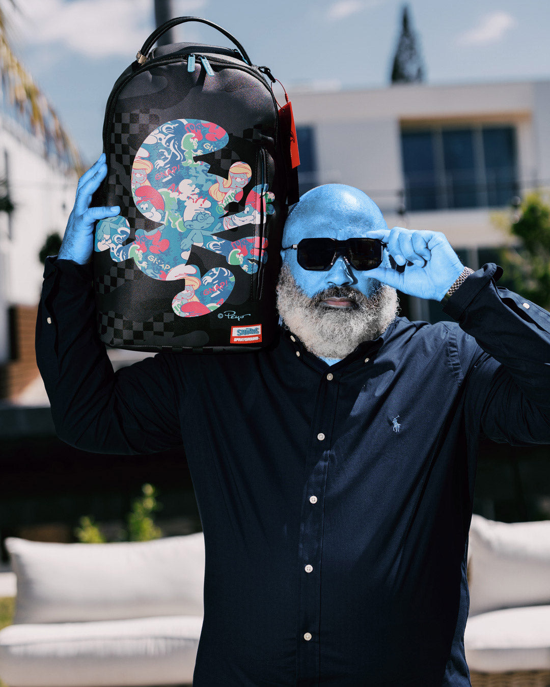 Smurf Silhouette Dlxsv Backpack