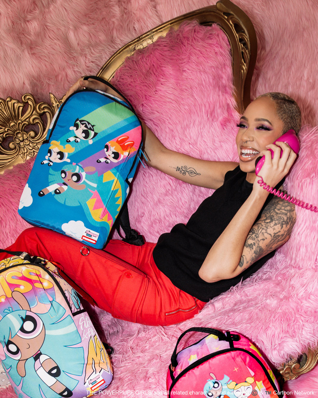 Power Puff Girls Action Shark Dlxsr Backpack