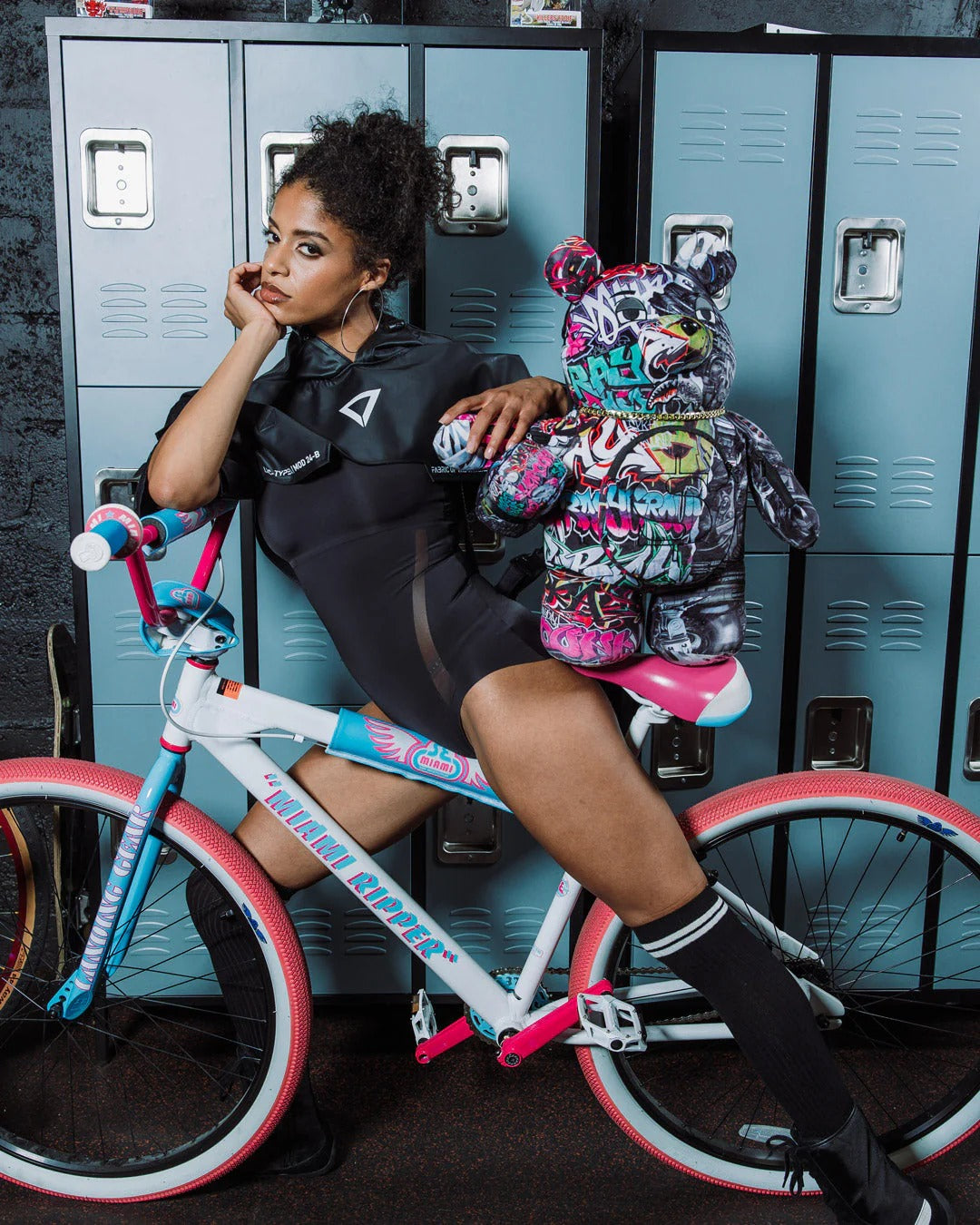 SPLIT CYBERSHARK MONEYBEAR TEDDY BEAR