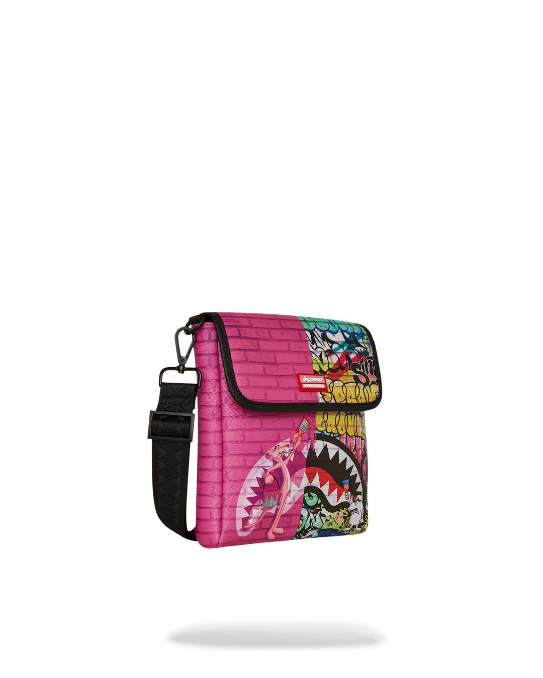 PINK PANTHER PAINTING MESSENGER SLING