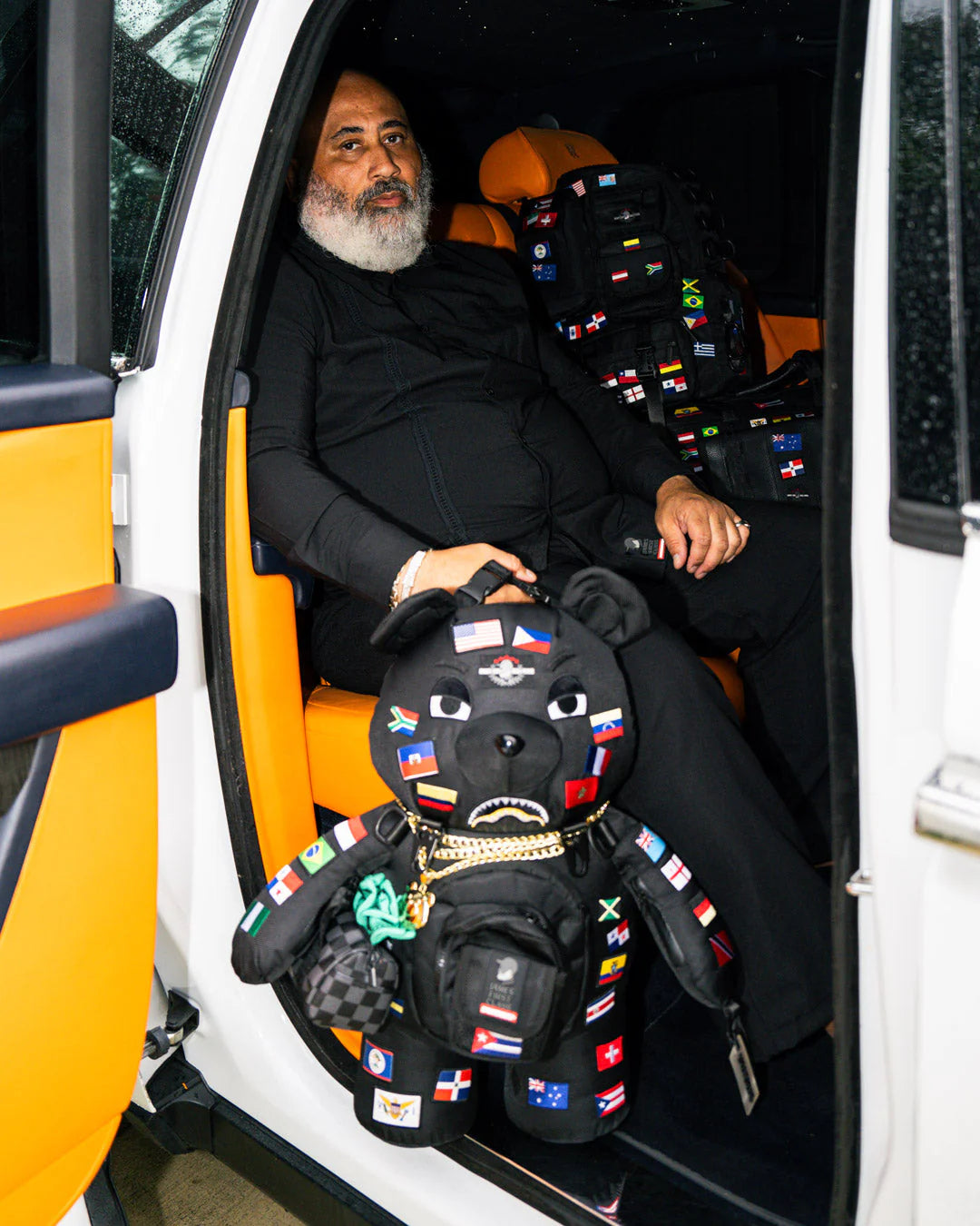 JAMES FLAGS BEAR BACKPACK